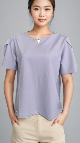 cotton top,girl in t-shirt,plus-size model,long-sleeved t-shirt,in a shirt,women's clothing,undershirt,active shirt,blouse,asian woman,women clothes,polo shirt,shirt,korean,premium shirt,tee,tshirt,bodice,miyeok guk,ladies clothes,Female,Southeast Asians,One Side Up,Youth adult,L,Confidence,Dress Pants,Pure Color,Light Pink