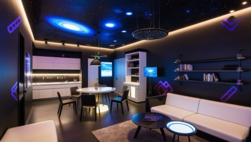 ufo interior,nightclub,sky space concept,interior design,game room,sky apartment,modern decor,interior decoration,3d rendering,modern room,apartment lounge,great room,interior modern design,home cinema,home theater system,3d render,render,liquor bar,search interior solutions,lounge,Photography,General,Realistic