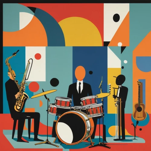 music band,musicians,big band,rainbow jazz silhouettes,jazz,jazz silhouettes,musical ensemble,jazz drum,cool pop art,orchesta,band,jazz it up,musical paper,instruments,bandleader,orchestra,jazz club,music instruments,brass band,kettledrums,Illustration,Vector,Vector 12