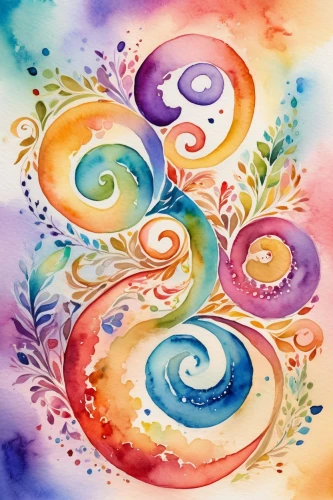 colorful spiral,spiral background,watercolor floral background,swirls,watercolor background,mantra om,watercolor wreath,watercolor flower,watercolor paint strokes,watercolor paint,watercolour flower,spiral pattern,watercolor painting,watercolor flowers,coral swirl,mandala art,watercolor,heart swirls,swirl,abstract watercolor,Illustration,Paper based,Paper Based 24