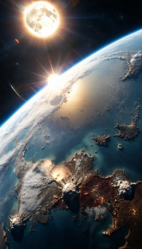 meteorite impact,earth in focus,earth rise,space art,terraforming,full hd wallpaper,the earth,earth,asteroid,exo-earth,copernican world system,cosmonautics day,planet earth,exoplanet,background image,doomsday,earth station,orbiting,alien world,planet earth view