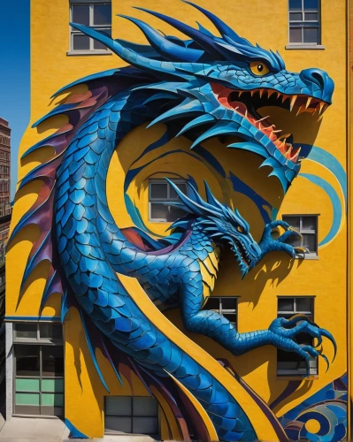 drexel,chinese dragon,painted dragon,golden dragon,dragon li,dragon palace hotel,dragon,wyrm,fire breathing dragon,mural,dragon of earth,dragon design,orlando florida,graffiti art,dragons,chinese water dragon,dalian,green dragon,basilisk,streetart,Art,Artistic Painting,Artistic Painting 35