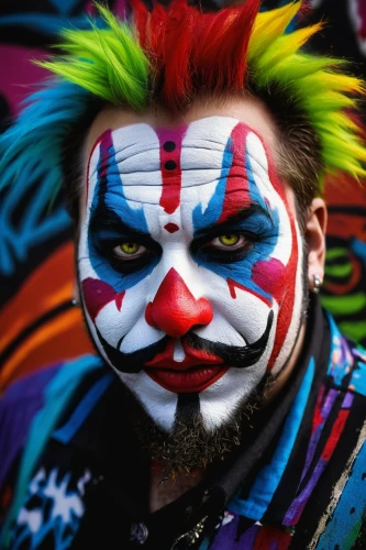 rodeo clown,horror clown,scary clown,creepy clown,harlequin,basler fasnacht,clown,face paint,face painting,bodypainting,body painting,triggerfish-clown,street artist,portrait photographers,joker,neon carnival brasil,circus animal,the carnival of venice,street artists,bodypaint,Conceptual Art,Graffiti Art,Graffiti Art 10