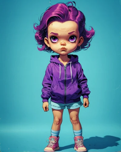 kids illustration,chibi girl,female doll,cute cartoon character,funko,cloth doll,clementine,3d figure,collectible doll,fashion doll,fashion dolls,rockabella,child girl,3d model,scandia gnome,eleven,tracksuit,vector girl,doll figure,3d render,Illustration,American Style,American Style 10