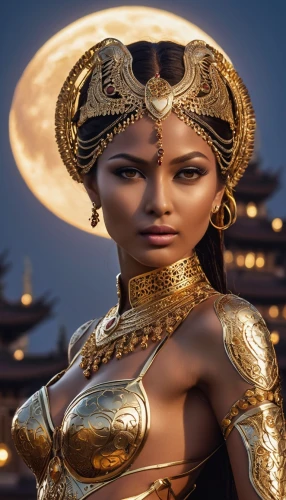 ancient egyptian girl,cleopatra,warrior woman,oriental princess,female warrior,asian costume,athena,golden mask,priestess,arabian,oriental girl,mulan,ancient egyptian,egyptian,the ancient world,jaya,golden crown,gold mask,ancient egypt,asian vision,Photography,General,Realistic