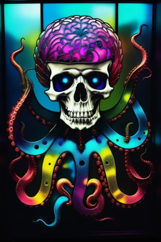 skull allover,sugar skull,psychedelic art,neon body painting,brain icon,edit icon,skull and crossbones,calavera,skull drawing,skull bones,calaverita sugar,skull with crown,skulls,scull,day of the dead frame,octopus vector graphic,witch's hat icon,psychedelic,skulls and,steam icon
