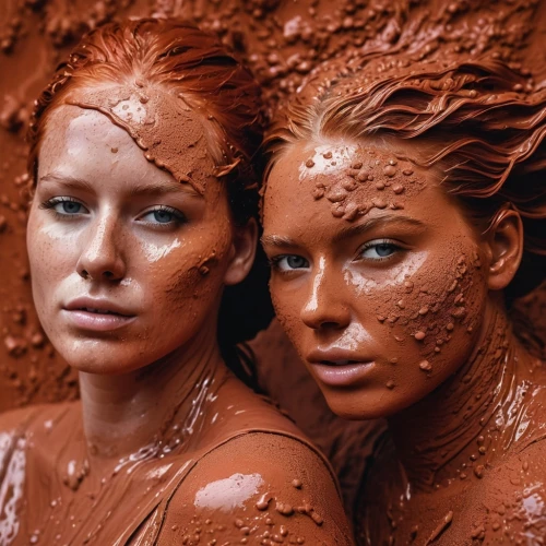 red sand,red earth,mud,cinnamon powder,redheads,mud wrestling,cocoa powder,red skin,clay mask,mud village,sahara,paprika powder,natural beauties,spa,natural cosmetic,mud wall,natural cosmetics,bodypaint,skin care,dermatology,Photography,Artistic Photography,Artistic Photography 05