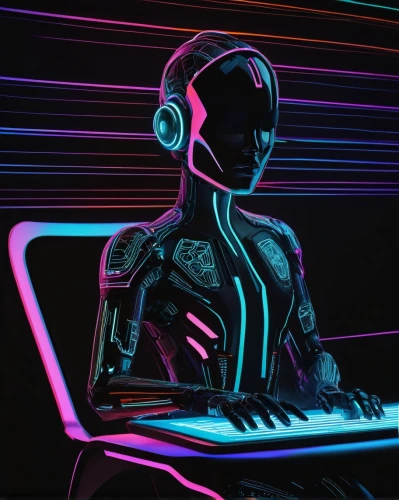 cyber,cyberspace,cyberpunk,digital piano,synthesizer,electro,neon human resources,futuristic,electronic,neon light,computer,computer art,midi,echo,neon coffee,cinema 4d,robotic,neon lights,electric piano,neon body painting,Illustration,Paper based,Paper Based 07