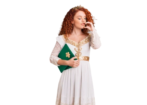celtic woman,block flute,merida,woman holding a smartphone,bamboo flute,folk costume,celtic harp,western concert flute,transverse flute,tin whistle,traditional costume,green and white,nyckelharpa,vestment,overskirt,anahata,pan flute,miss circassian,celtic queen,girl in a long dress,Photography,Documentary Photography,Documentary Photography 11
