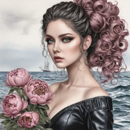 water rose,rose flower illustration,sea carnations,pink roses,pink peony,pink rose,rosa,wild roses,black rose,peony pink,the sea maid,noble roses,bella rosa,with roses,wild rose,romantic rose,landscape rose,rosa curly,peony,porcelain rose