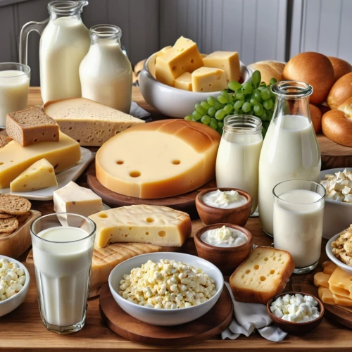 dairy products,cheese fondue,dairy product,cheese spread,cheese platter,cheese plate,chèvre chaud,raw milk,blue cheese dressing,cheese sweet home,dairy,cheeses,mediterranean diet,eastern european food,stack of cheeses,grain milk,cheese factory,food spoilage,food table,foodstuffs,Photography,General,Realistic