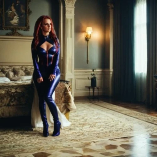 latex clothing,starfire,mystique,pvc,latex,agent provocateur,super heroine,poison ivy,fantasy woman,la violetta,photo session in bodysuit,celtic queen,coquette,video clip,queen cage,femme fatale,see-through clothing,burlesque,widow,wig