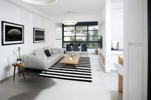 scandinavian style,modern decor,contemporary decor,modern room,shared apartment,hallway space,home interior,black and white pattern,black and white pieces,an apartment,interior modern design,geometric style,modern style,danish room,white room,interior design,great room,apartment,hardwood floors,one-room