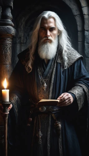candlemaker,thorin,dwarf cookin,gandalf,lord who rings,dwarf sundheim,magus,the wizard,wizard,blacksmith,candle wick,scholar,spell,father frost,magic book,runes,magic grimoire,games of light,divination,jrr tolkien,Conceptual Art,Fantasy,Fantasy 12