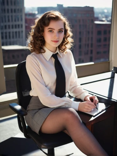 secretary,business woman,office chair,businesswoman,sitting on a chair,pencil skirt,business girl,office worker,secretary desk,ceo,executive,boardroom,businessperson,sitting,business angel,office desk,woman sitting,business women,desk,seated,Photography,Black and white photography,Black and White Photography 12