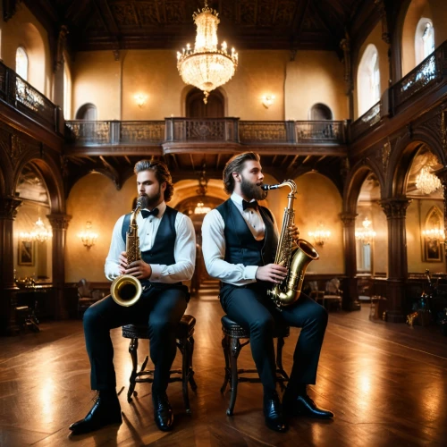 baritone saxophone,tenor saxophone,musicians,brass instrument,double reed,vienna horn,wind instruments,saxhorn,valse music,hym duo,trumpets,flugelhorn,instrument music,musical ensemble,trombone concert,trumpet gold,music society,berlin philharmonic orchestra,wedding band,quartet in c,Photography,General,Fantasy