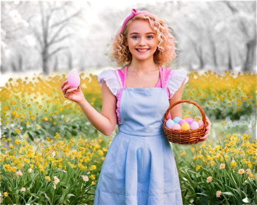 easter theme,spring background,springtime background,girl in flowers,girl picking flowers,easter-colors,easter background,happy easter hunt,girl in overalls,girl with bread-and-butter,little girl in pink dress,happy easter,picking flowers,easter basket,flower girl basket,little girl dresses,easter celebration,daffodils,spring greeting,springtime,Conceptual Art,Sci-Fi,Sci-Fi 11