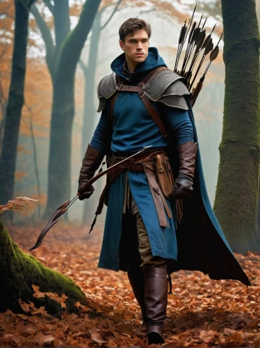 male elf,robin hood,king arthur,htt pléthore,digital compositing,bow and arrows,cleanup,longbow,merlin,newt,heroic fantasy,archer,wstężyk huntsman,fantasy picture,aa,forest man,hobbit,dane axe,the wanderer,aaa,Illustration,Realistic Fantasy,Realistic Fantasy 16