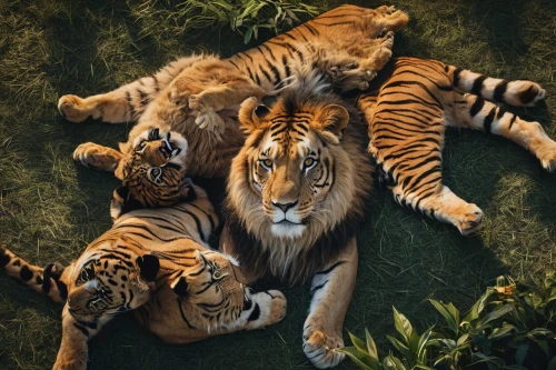 big cats,tigers,mother and children,harmonious family,the mother and children,cat family,motherhood,families,wild animals,family outing,lionesses,national geographic,mothers love,king of the jungle,wildlife,mother with children,wild life,family group,stacked animals,extended family,Unique,Design,Knolling