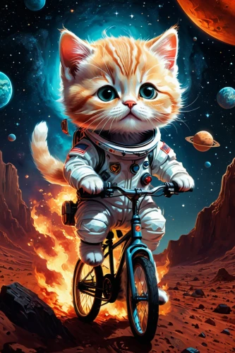 red tabby,sci fiction illustration,mission to mars,space travel,cartoon cat,space tourism,space art,space voyage,astronaut,spaceman,capricorn kitz,spacesuit,cat image,extraterrestrial life,red cat,spacefill,cosmonaut,cat vector,astronautics,space suit,Conceptual Art,Sci-Fi,Sci-Fi 05