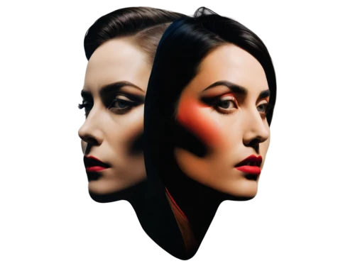 split personality,image manipulation,head icon,icon magnifying,mirror image,head woman,download icon,dualism,effect pop art,edit icon,heads,pop art effect,apple icon,fashion vector,woman face,avatars,woman's face,spotify icon,cosmetic brush,mannequins,Photography,Black and white photography,Black and White Photography 11