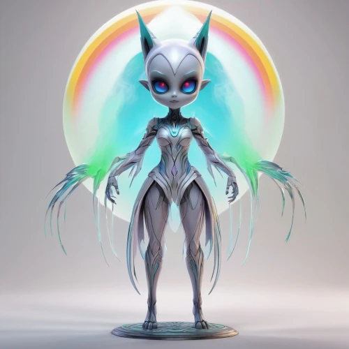 opal,evil fairy,3d figure,ice queen,mermaid vectors,merfolk,3d model,cuthulu,humanoid,extraterrestrial,gradient mesh,freezer,electro,antasy,doll figure,prismatic,mezzelune,3d fantasy,dark elf,fantasia,Unique,3D,3D Character