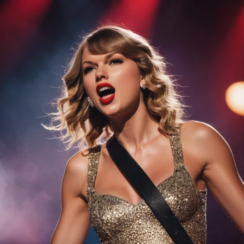 playback,banner,red banner,pop music,aging icon,earpieces,arms,swifts,queen,biceps,tearing beauty face,the guitar,tayberry,red lipstick,microphone stand,red lips,albums,wax figures,fierce,leotard,Photography,General,Cinematic