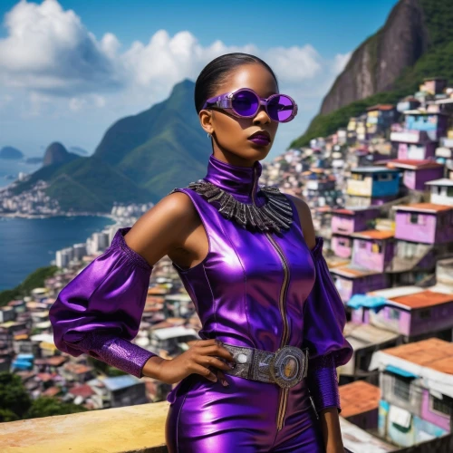 rio de janeiro,brazilianwoman,rio,rio de janeiro 2016,latex clothing,brazil carnival,brasileira,ipê-purple,olodum,purple,rio 2016,copacabana,samba,catwoman,purple skin,viola,african woman,purple rizantém,latex,brasil,Art,Classical Oil Painting,Classical Oil Painting 37