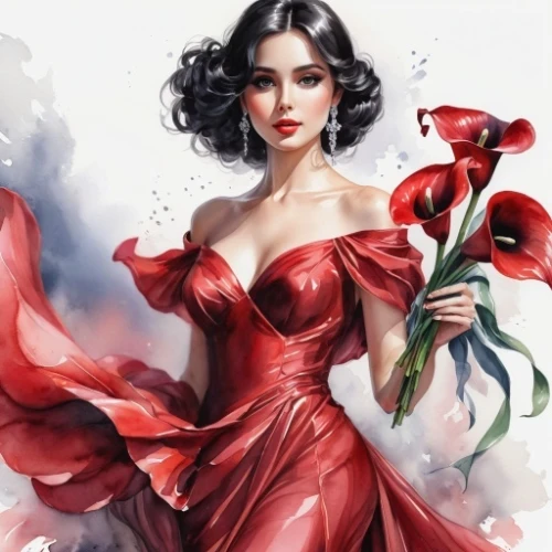 red roses,red rose,lady in red,red gown,man in red dress,red magnolia,spray roses,valentine day's pin up,red petals,with roses,red flower,rose flower illustration,valentine pin up,red gift,red flowers,flower of passion,roses,romantic rose,fashion illustration,silk red