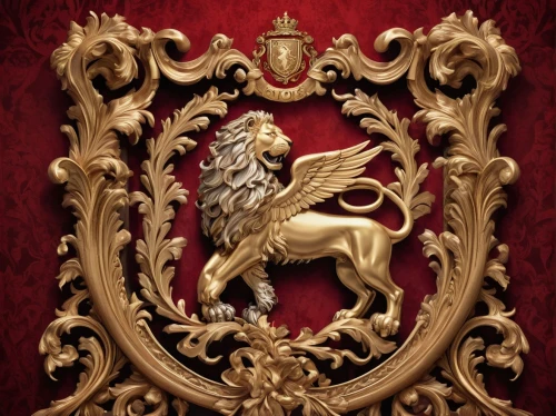 heraldic animal,heraldic,crest,heraldry,lion capital,national coat of arms,coat of arms,national emblem,emblem,rococo,coat arms,escutcheon,heraldic shield,decorative frame,royal crown,fire screen,corinthian order,swedish crown,type royal tiger,throne,Art,Classical Oil Painting,Classical Oil Painting 01