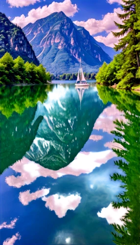water reflection,reflection in water,beautiful lake,water mirror,mirror water,reflections in water,hintersee,reflection of the surface of the water,mountain lake,landscape background,mountainlake,alpine lake,heaven lake,beautiful landscape,lake thun,mirror reflection,reflection,background view nature,floating over lake,lake lucerne,Illustration,Realistic Fantasy,Realistic Fantasy 02
