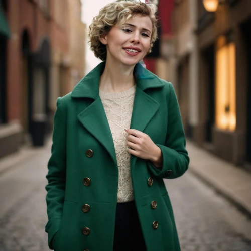 bolero jacket,green jacket,woman in menswear,greta oto,coat,in green,menswear for women,almudena,old coat,irish soft-coated wheaten terrier,anna lehmann,long coat,hallia venezia,overcoat,green dress,short blond hair,jacket,simone simon,coat color,portrait of christi