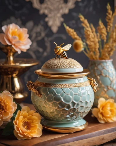 flowering tea,fragrance teapot,vintage china,chrysanthemum tea,vintage dishes,vintage teapot,tea flowers,chinaware,teacup arrangement,flower tea,tureen,tea service,vintage flowers,chinese teacup,junshan yinzhen,persian norooz,jasmine tea,tea set,funeral urns,golden pot,Conceptual Art,Fantasy,Fantasy 22