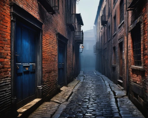 alleyway,old linden alley,the cobbled streets,alley,narrow street,blind alley,cobbles,alley cat,cobblestones,medieval street,cobble,shanghai,foggy day,cobblestone,red bricks,rescue alley,red brick,slum,kathmandu,toulouse,Art,Classical Oil Painting,Classical Oil Painting 40