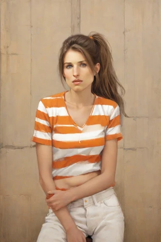 olallieberry,ammo,girl in a long,portrait background,depressed woman,prisoner,girl in a historic way,lori,kapparis,woman sitting,girl sitting,sad woman,portrait of a girl,silphie,müller,girl-in-pop-art,young woman,anellini,girl in t-shirt,artistic portrait,Digital Art,Classicism