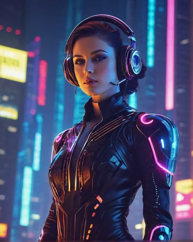 cyberpunk,headset profile,nova,futuristic,neon human resources,electro,symetra,cyborg,tracer,cyber,kosmea,cg artwork,vector girl,jaya,echo,operator,cybernetics,headset,retro girl,computer graphics,Photography,Documentary Photography,Documentary Photography 32