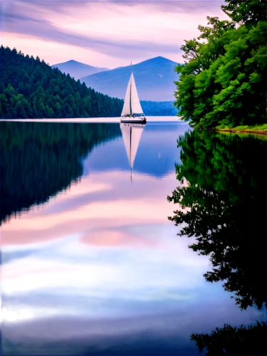 sailing boat,sailing-boat,sail boat,sailboat,boat landscape,sailing blue purple,sailing,sailing boats,calm water,calm waters,sailboats,beautiful lake,evening lake,sailing ship,sailing vessel,tranquility,sail ship,reflection in water,water reflection,floating over lake,Illustration,Black and White,Black and White 06