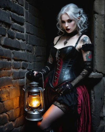 gothic woman,gothic fashion,dark gothic mood,vampire woman,gothic portrait,vampire lady,gothic style,gothic dress,gothic,corset,dark angel,victorian lady,black candle,sorceress,goth woman,harley quinn,steampunk,harley,candlemaker,candlelight,Conceptual Art,Graffiti Art,Graffiti Art 05