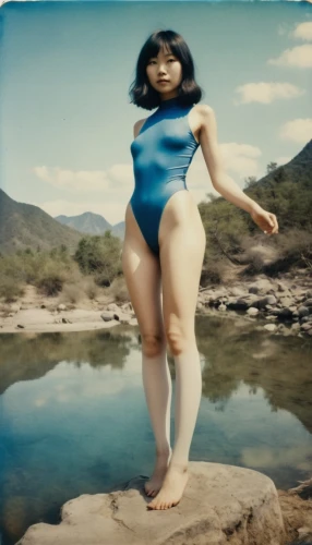 bjork,tura satana,the blonde in the river,photo session in bodysuit,retro woman,photomontage,ester williams-hollywood,female swimmer,woman frog,the body of water,blue hawaii,one-piece swimsuit,model years 1958 to 1967,candy island girl,1967,blue lagoon,flotation,chaka salt lake,1971,swimming people,Photography,Documentary Photography,Documentary Photography 03