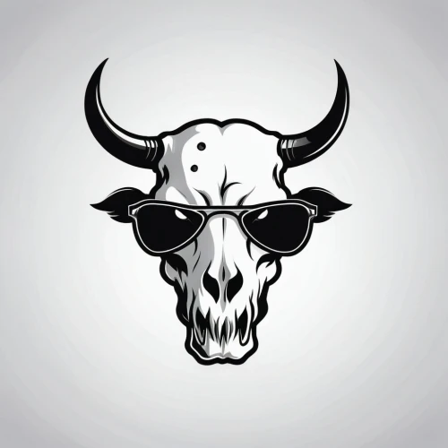 tribal bull,cow icon,cattle skull,skull illustration,taurus,skull drawing,cow horned head,bull,skull and crossbones,vector illustration,horoscope taurus,skull bones,the zodiac sign taurus,horns cow,oryx,vector graphic,skull mask,bulls,watusi cow,texas longhorn,Unique,Design,Logo Design