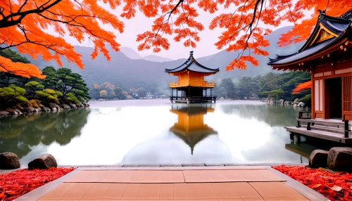 autumn in japan,beautiful japan,autumn scenery,japan landscape,autumn landscape,autumn background,japan garden,splendid colors,beautiful landscape,fall landscape,autumn mountains,colors of autumn,south korea,golden pavilion,autumn idyll,autumn leaves,autumn colors,autumn morning,asian architecture,autumn tree,Illustration,Realistic Fantasy,Realistic Fantasy 17