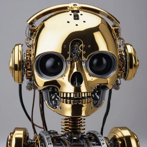 c-3po,endoskeleton,vintage skeleton,chatbot,droid,scull,chat bot,steampunk,cybernetics,skull sculpture,diving helmet,gold mask,robotic,bot,social bot,robot,calavera,robot icon,radio-controlled toy,droids,Illustration,Children,Children 06