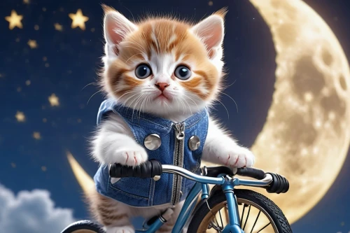 biker,bicycle,bicycling,cycling,bicycle ride,bicycle riding,cute cat,bmx bike,biking,electric bicycle,ginger kitten,cat on a blue background,bike,racing bicycle,stationary bicycle,tandem bicycle,bmx,cyclist,cartoon cat,unicycle,Photography,General,Realistic