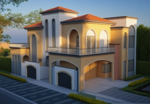 build by mirza golam pir,3d rendering,two story house,luxury home,islamic architectural,render,large home,gold stucco frame,private house,facade painting,residential house,stucco frame,luxury property,model house,byzantine architecture,small house,modern house,villa,classical architecture,mansion,Photography,General,Realistic