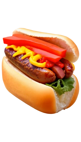 hotdog,hot dog,chicago-style hot dog,hot dog bun,chili dog,frankfurter würstchen,wiener melange,pungsan dog,bratwurst,knackwurst,coney island hot dog,dodger dog,potcake dog,schäfer dog,scotty dogs,bockwurst,hot dog stand,sausage,akbash dog,frikandel,Illustration,Paper based,Paper Based 01