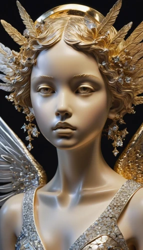 the angel with the veronica veil,baroque angel,angel figure,angel statue,lady justice,stone angel,decorative figure,the archangel,angelology,archangel,gold foil mermaid,golden crown,gold foil art,the prophet mary,golden mask,angel moroni,goddess of justice,gold foil crown,the carnival of venice,mary-gold,Conceptual Art,Daily,Daily 14