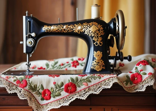 sewing machine,sewing room,sewing notions,sew on and sew forth,sewing,sewing factory,sewing tools,vintage floral,flower fabric,quilting,vintage embroidery,seamstress,embroider,sewing stitches,dressmaker,bobbin with felt cover,sewing silhouettes,sewing button,tailor seat,sew,Conceptual Art,Daily,Daily 06