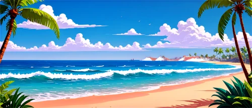 dream beach,tropical sea,ocean background,beach landscape,tropical beach,cartoon video game background,beach scenery,ocean paradise,landscape background,summer background,background vector,ocean,paradise beach,tropics,tropical island,south seas,beautiful beach,an island far away landscape,beach background,mountain beach,Unique,Pixel,Pixel 05