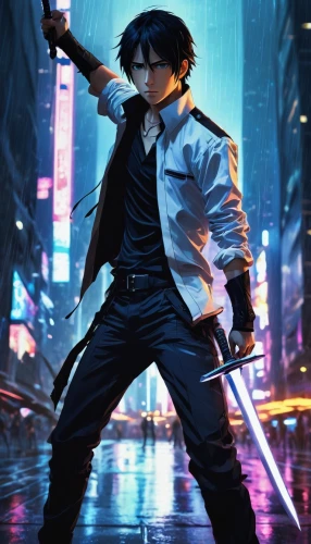 yukio,swordsman,cyberpunk,2d,renegade,katana,kenjutsu,jin deui,cg artwork,sensei,kojima,anime 3d,cartoon ninja,matrix,kung fu,ren,kung,samurai,noodle image,blade,Art,Classical Oil Painting,Classical Oil Painting 03