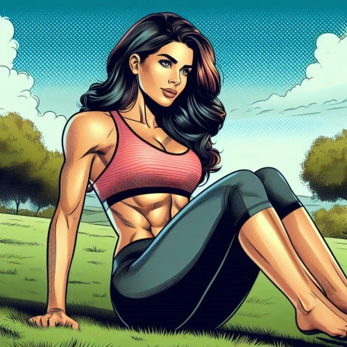 muscle woman,workout icons,fitness model,abs,sports girl,gym girl,wonderwoman,strong woman,sexy woman,wonder woman city,athletic body,fitnes,kim,wonder woman,maria,fitness professional,eva,golf course background,super heroine,super woman
